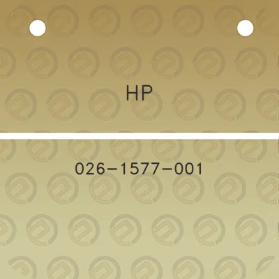 hp-026-1577-001