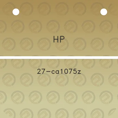 hp-27-ca1075z