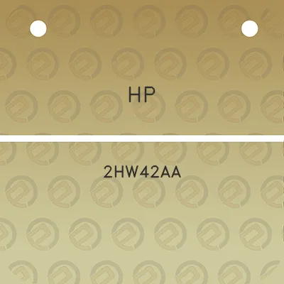 hp-2hw42aa