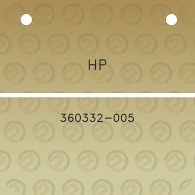 hp-360332-005