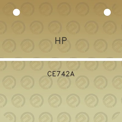 hp-ce742a