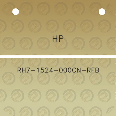 hp-rh7-1524-000cn-rfb