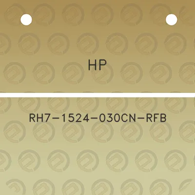 hp-rh7-1524-030cn-rfb