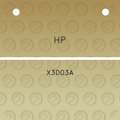 hp-x3d03a