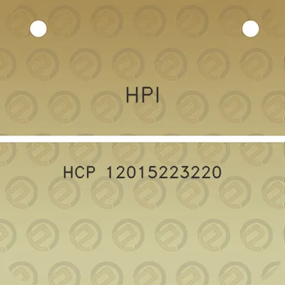 hpi-hcp-12015223220