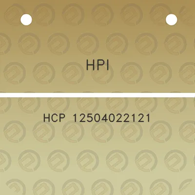 hpi-hcp-12504022121