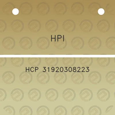 hpi-hcp-31920308223