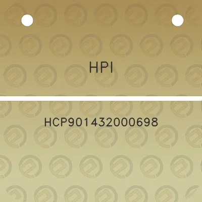 hpi-hcp901432000698