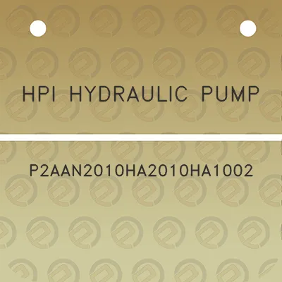 hpi-hydraulic-pump-p2aan2010ha2010ha1002