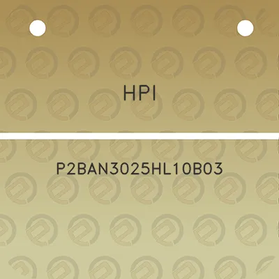 hpi-p2ban3025hl10b03