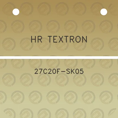 hr-textron-27c20f-sk05