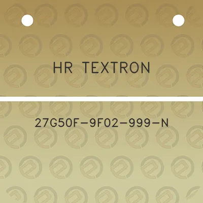 hr-textron-27g50f-9f02-999-n