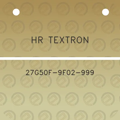 hr-textron-27g50f-9f02-999