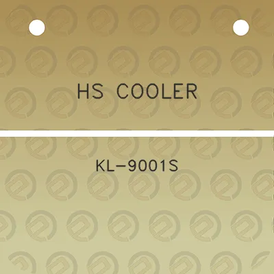 hs-cooler-kl-9001s