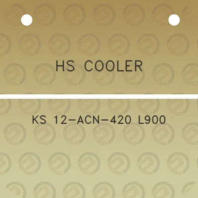 hs-cooler-ks-12-acn-420-l900