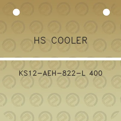 hs-cooler-ks12-aeh-822-l-400