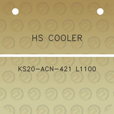 hs-cooler-ks20-acn-421-l1100