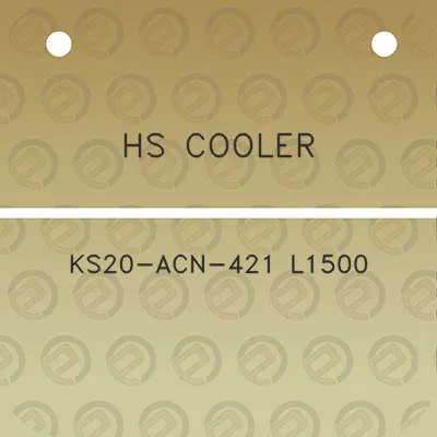 hs-cooler-ks20-acn-421-l1500