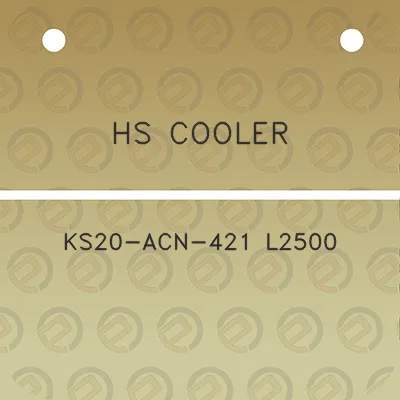 hs-cooler-ks20-acn-421-l2500