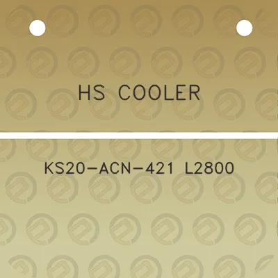 hs-cooler-ks20-acn-421-l2800