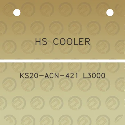 hs-cooler-ks20-acn-421-l3000