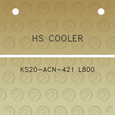 hs-cooler-ks20-acn-421-l800