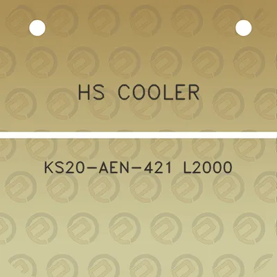 hs-cooler-ks20-aen-421-l2000