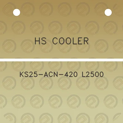 hs-cooler-ks25-acn-420-l2500