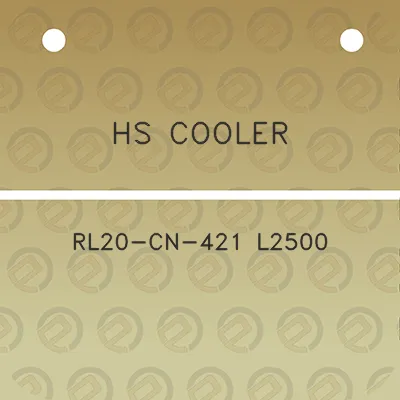 hs-cooler-rl20-cn-421-l2500