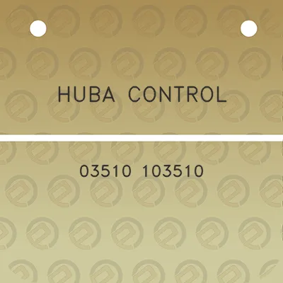 huba-control-03510-103510