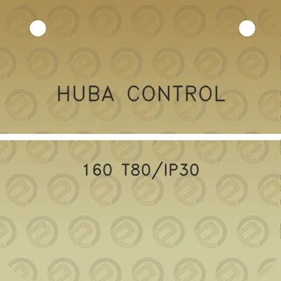 huba-control-160-t80ip30