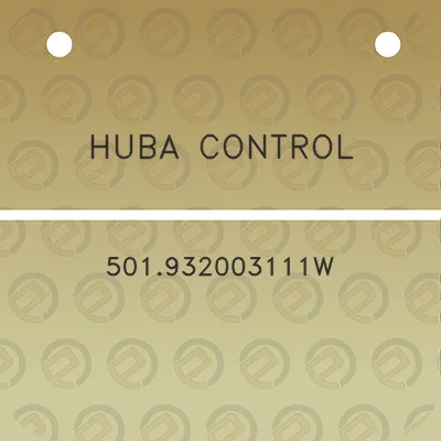 huba-control-501932003111w