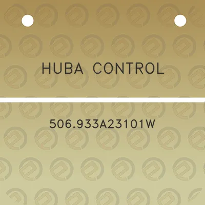 huba-control-506933a23101w