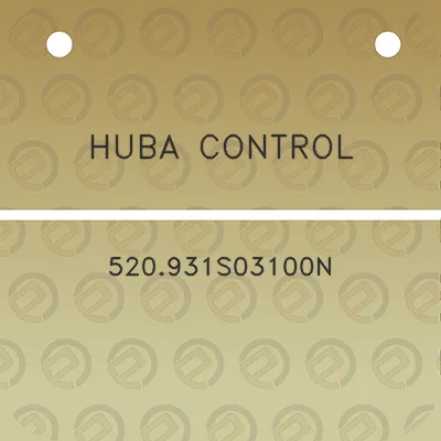 huba-control-520931s03100n