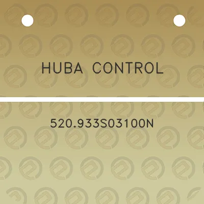 huba-control-520933s03100n