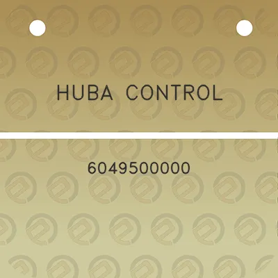 huba-control-6049500000