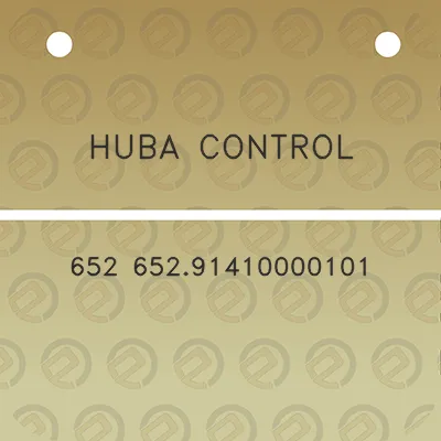 huba-control-652-65291410000101