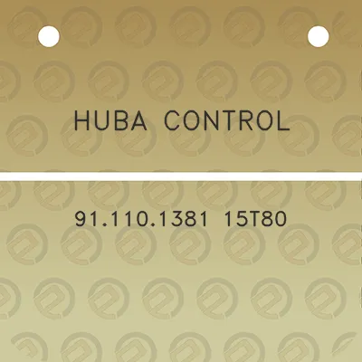 huba-control-911101381-15t80