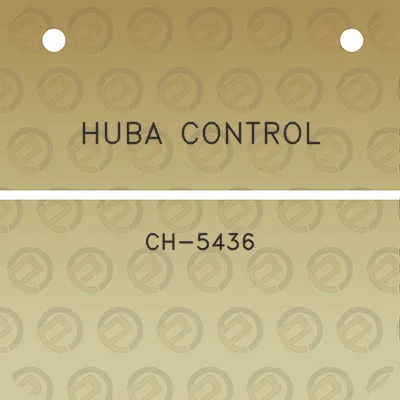 huba-control-ch-5436