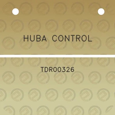 huba-control-tdr00326