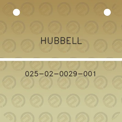 hubbell-025-02-0029-001