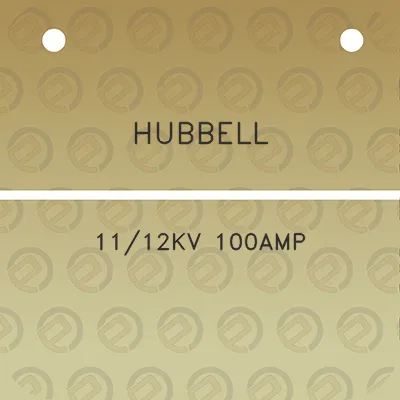 hubbell-1112kv-100amp