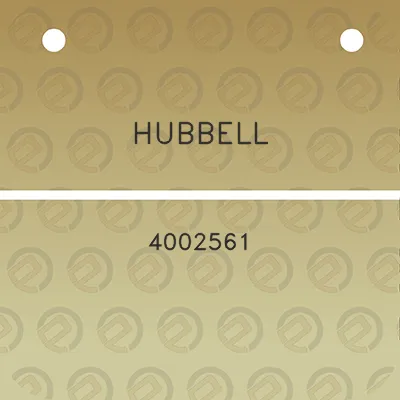 hubbell-4002561