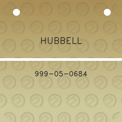 hubbell-999-05-0684