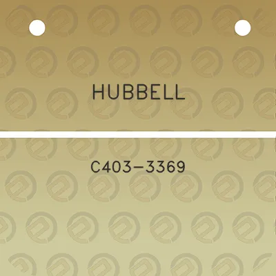 hubbell-c403-3369