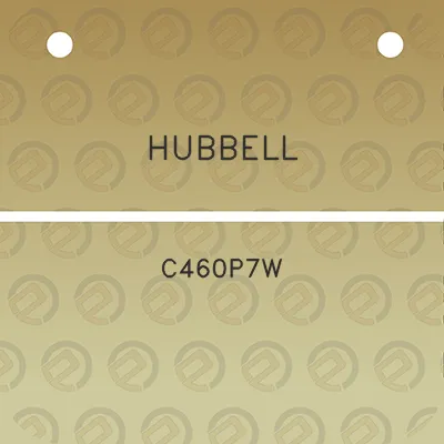 hubbell-c460p7w