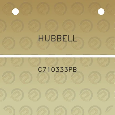 hubbell-c710333pb