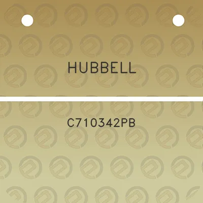 hubbell-c710342pb