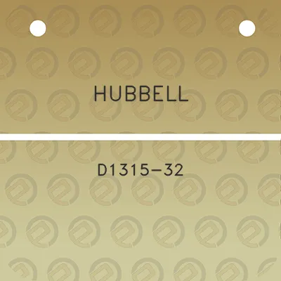 hubbell-d1315-32