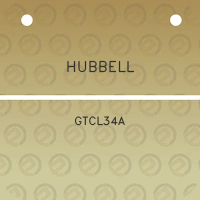 hubbell-gtcl34a